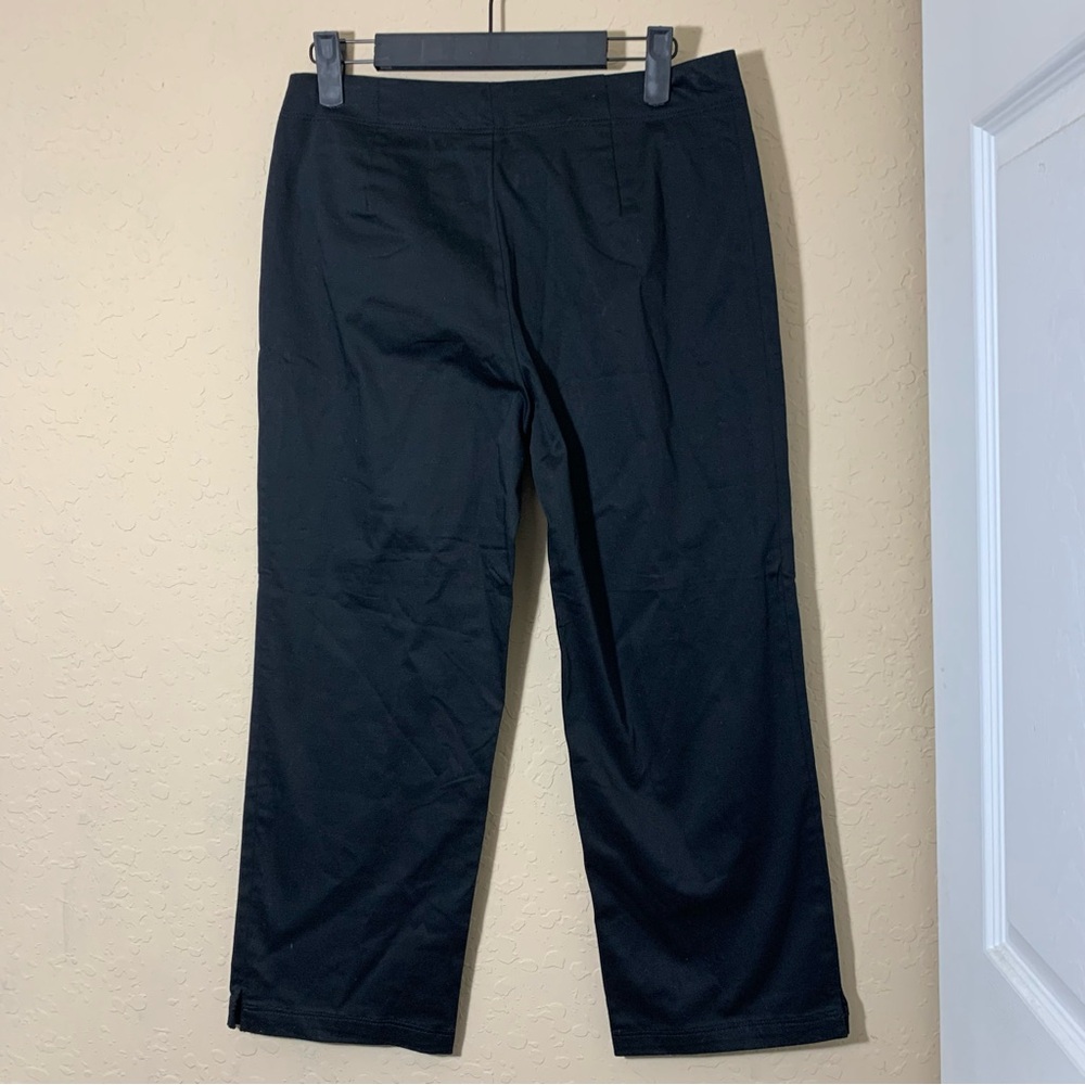Guy Harvey Women Pants Black Stretch Twill Side Zip 4‎ - Picture 2 of 9